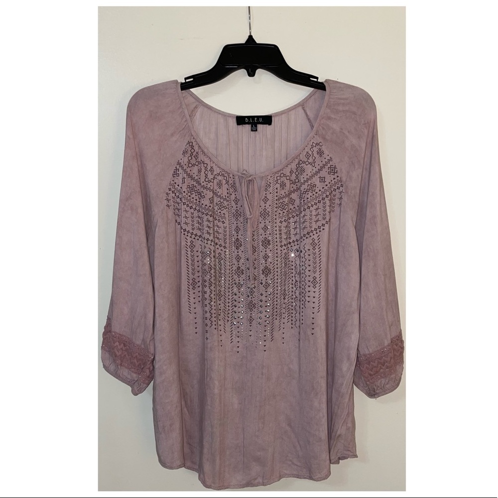 B.L.E.U blouse Size Large